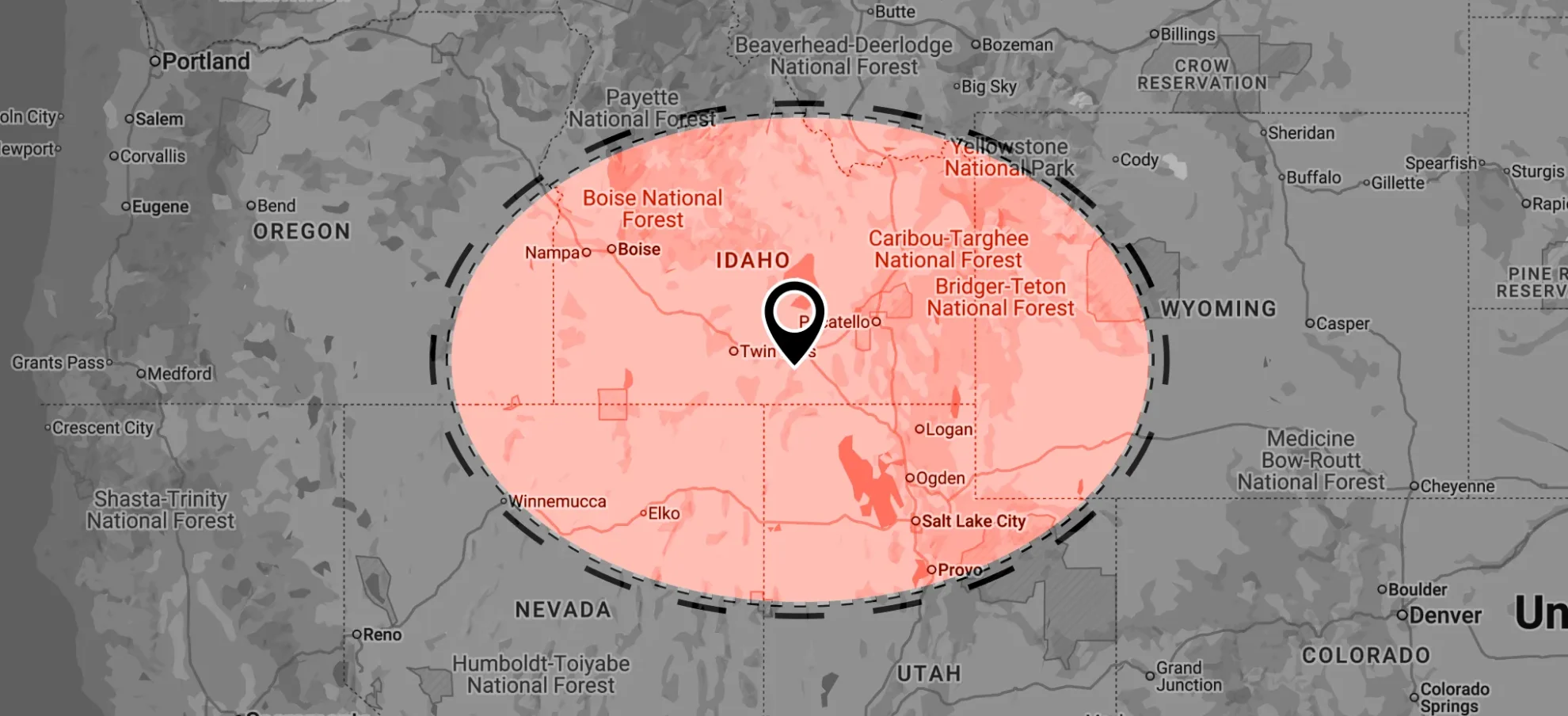 Map Form Full Width Frame